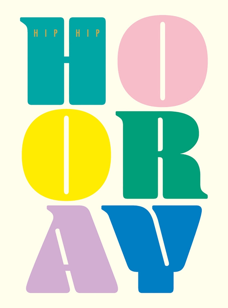 Hooray Congratulations Greeting Card