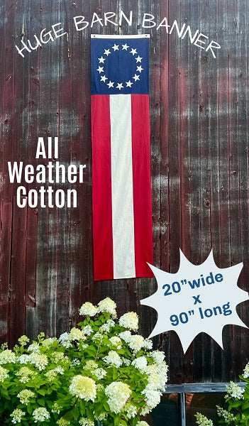 Stars and Strips Barn Banner