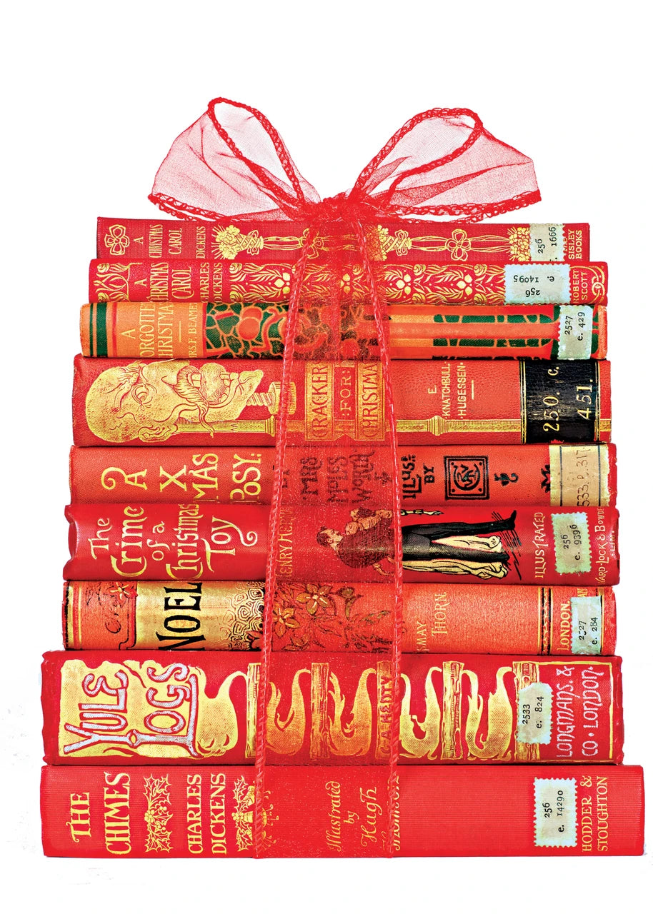 Reader's Gift in Red 8 Christmas Cards