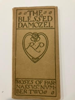 The Blessed Damozel, My Sister's Sleep etc.