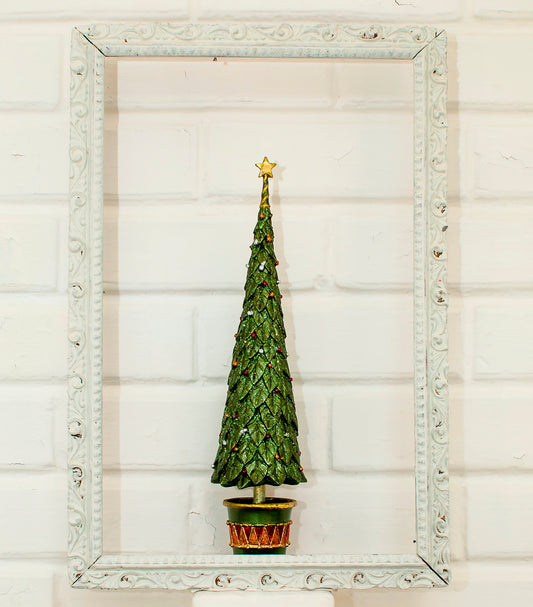 17" Neo Holly Topiary Tree (Olive Dream)