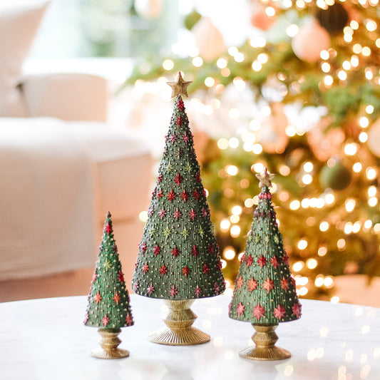 9" Starlight Cone Tree (Blooming Olive)