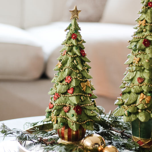 17" Merry Traditions Cone Tree (Blooming Lime)