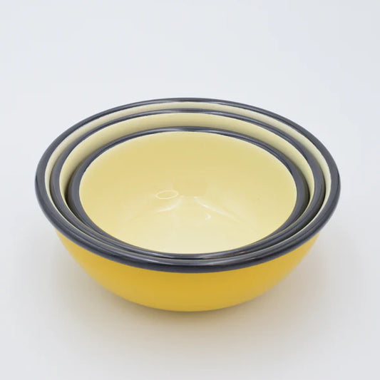 Enamel Bowls Set of 3 Buoy