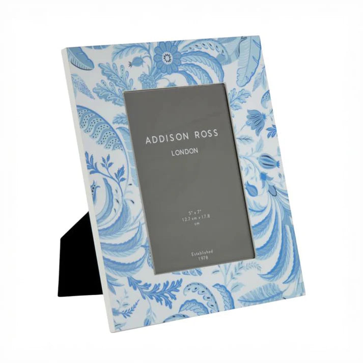Palm Beach Blue Lacquer Photo Frame 5 x 7