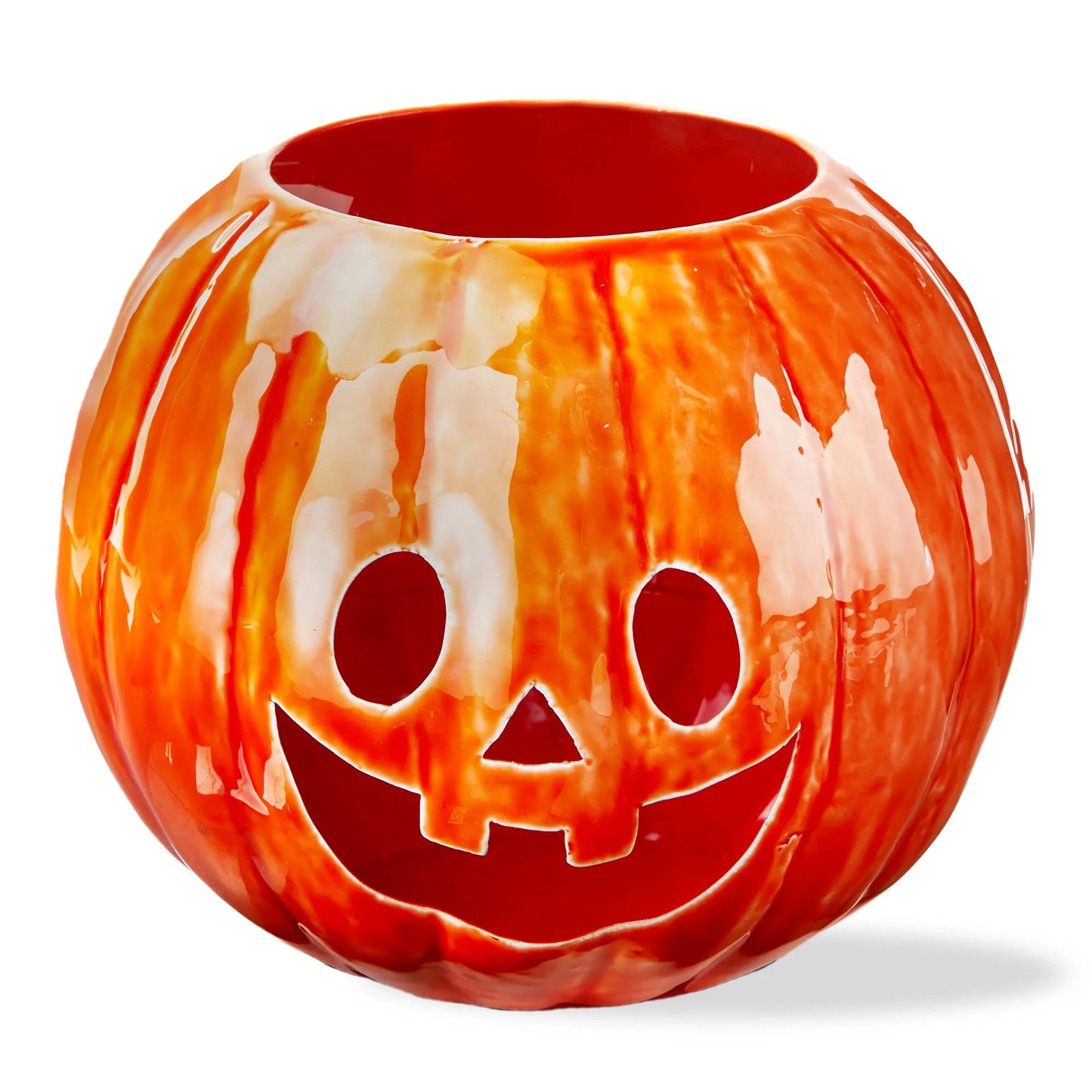Jack-O-Lantern Enamel Luminary Short