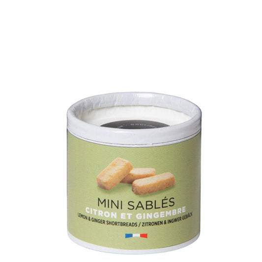 Mini Sable Lemon Ginger Shortbread