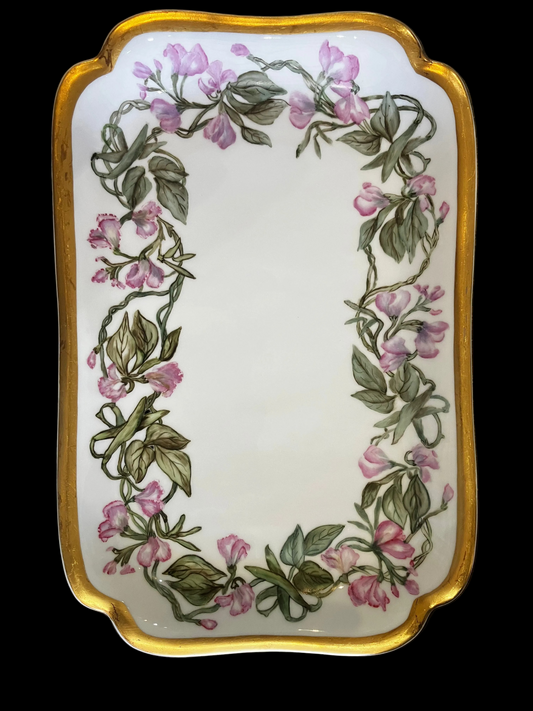 Antique Hand Painted Dish