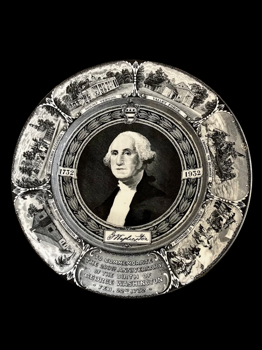 George Washington Bicentennial Memorial Plate — 1932
