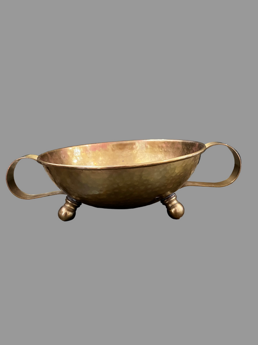 Two Handled Brass Bowl