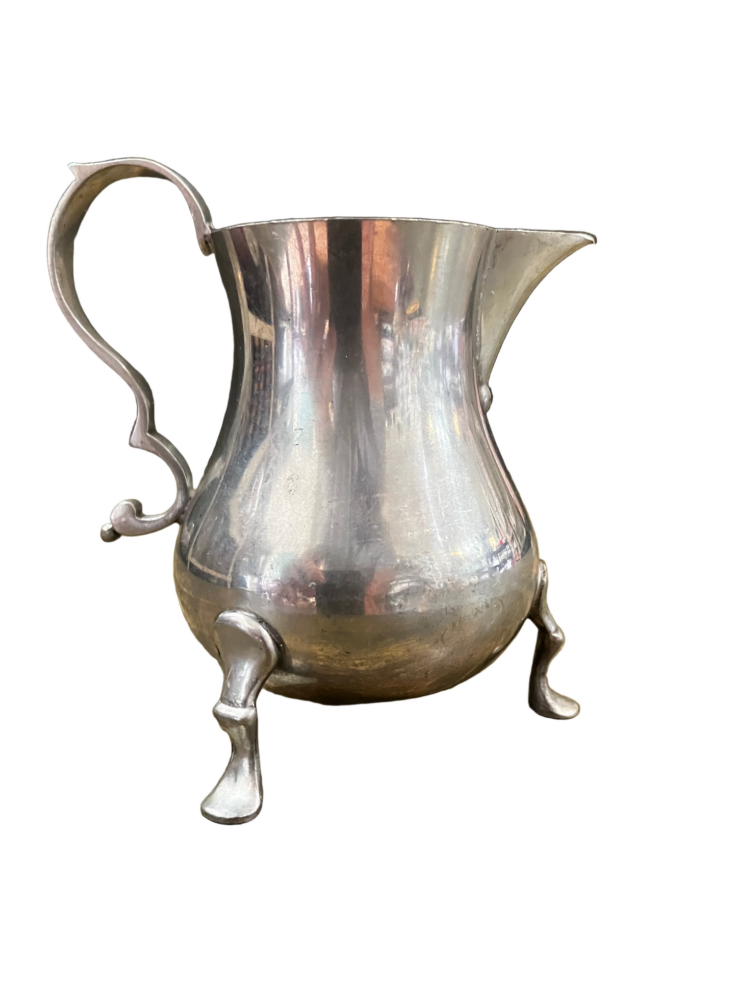 Small Pewter Cream Pitcher