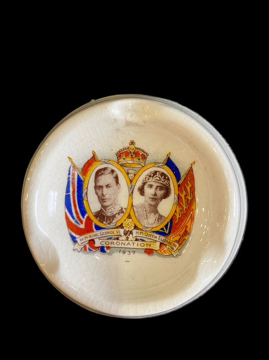 Small Ashtray King George VI and Queen Elizabeth Coronation