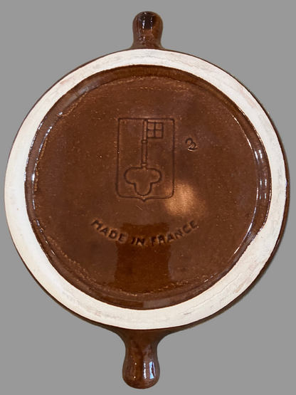 Vintage Escargot Plate: French Ceramic Snail Dish, 12-Hole