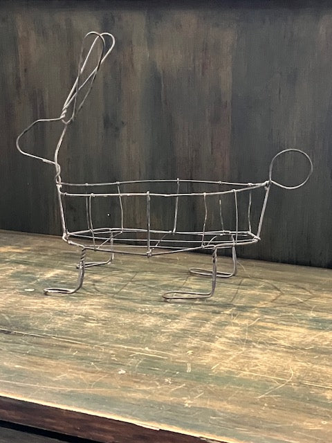 Wire Bunny Basket