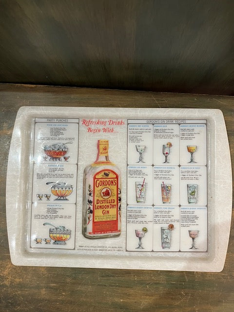 Vintage Gordon Gin Tray