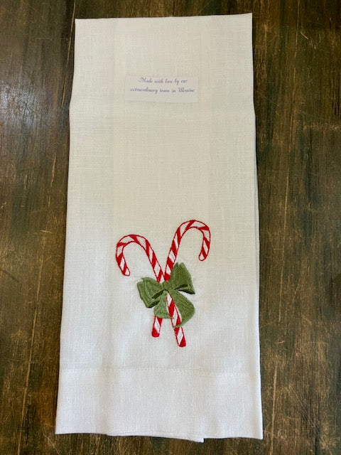 Candy Cane Lane Towel