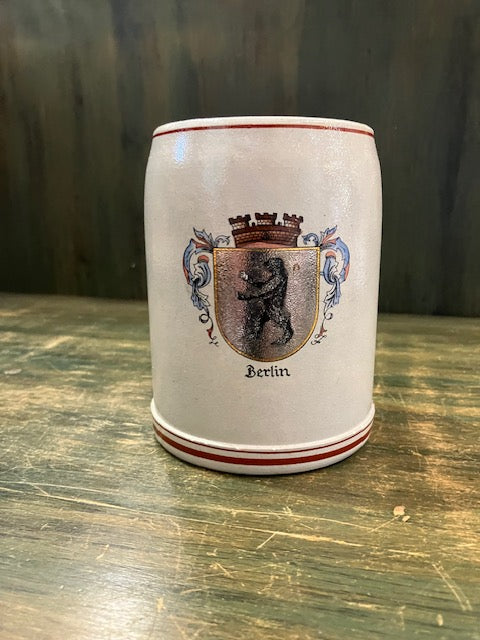 German Stoneware Beer Mug  0.5L -Berlin