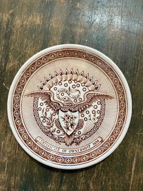 Fair Winds Bottle Coaster with Eagle