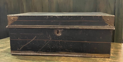 Large Metal Box with fitted interior
