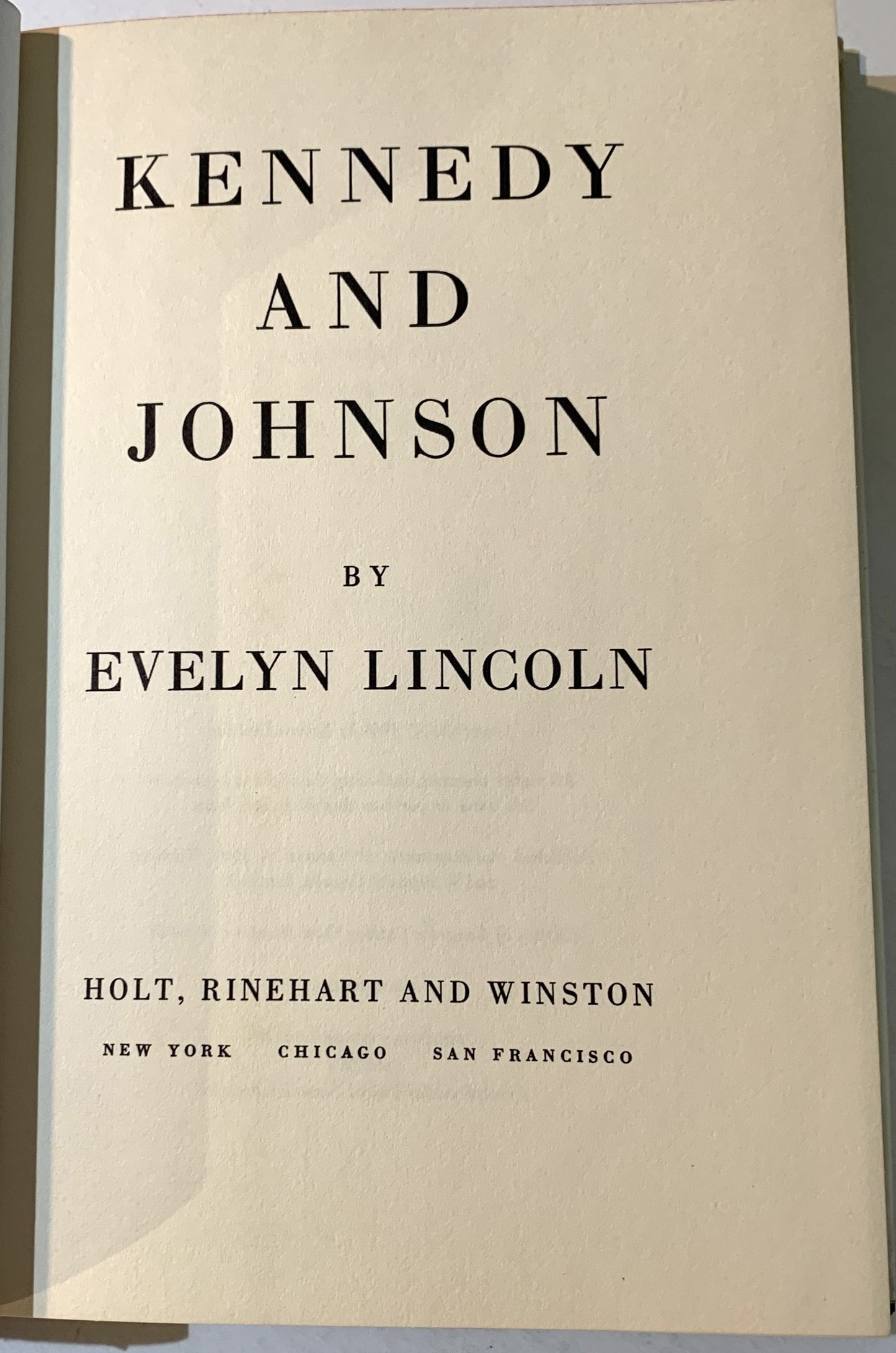 Kennedy and Johnson