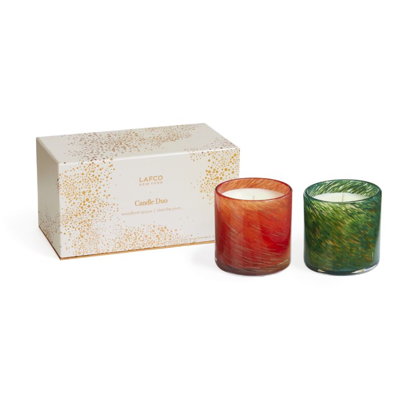 Candle Due Absinthe Plum & Woodland Spruce 6.5 oz