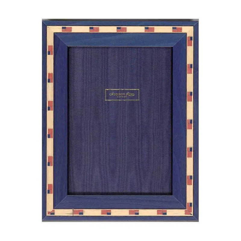 Stars and Stripes Marquetry Picture Frame 5 x 7