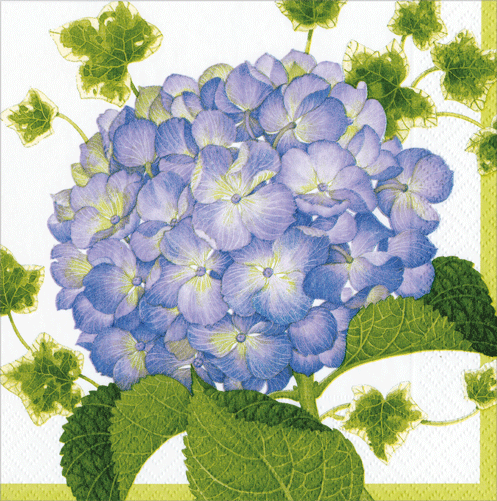 Hydrangea Recycled Napkin Cocktail