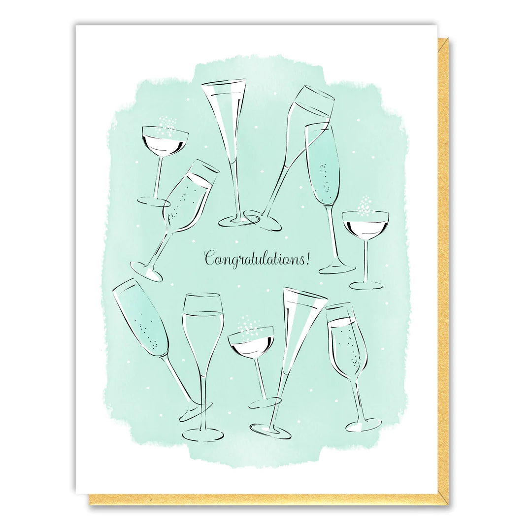 Congratulations Glasses Card