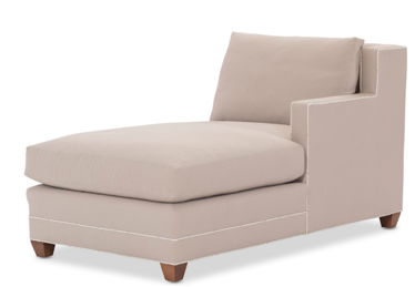 One Arm Chaise style # 1402-85 in Mckenzie Lake grade R