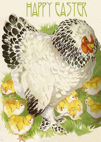 Happy Hen Happy Easter Card