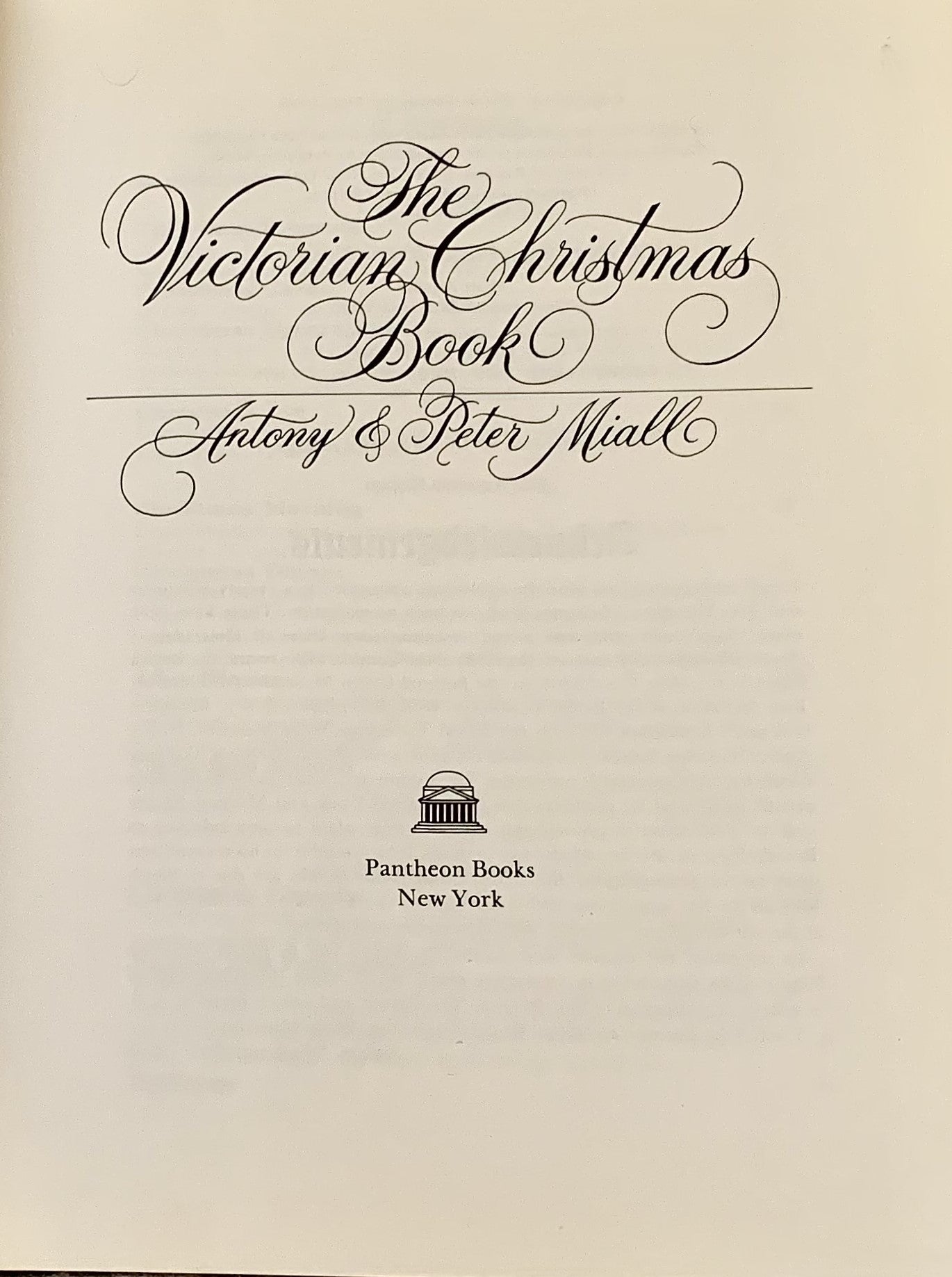 Victorian Christmas Book