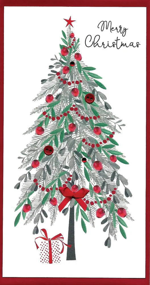 Christmas Tree Money Wallet Christmas Card
