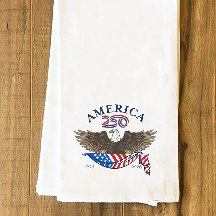 America 250 Eagle Tea Towel