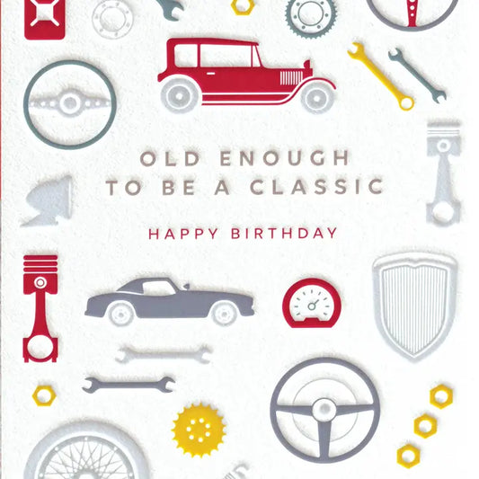 Classic Birthday Greeting Card 4.625 X 6.5625"