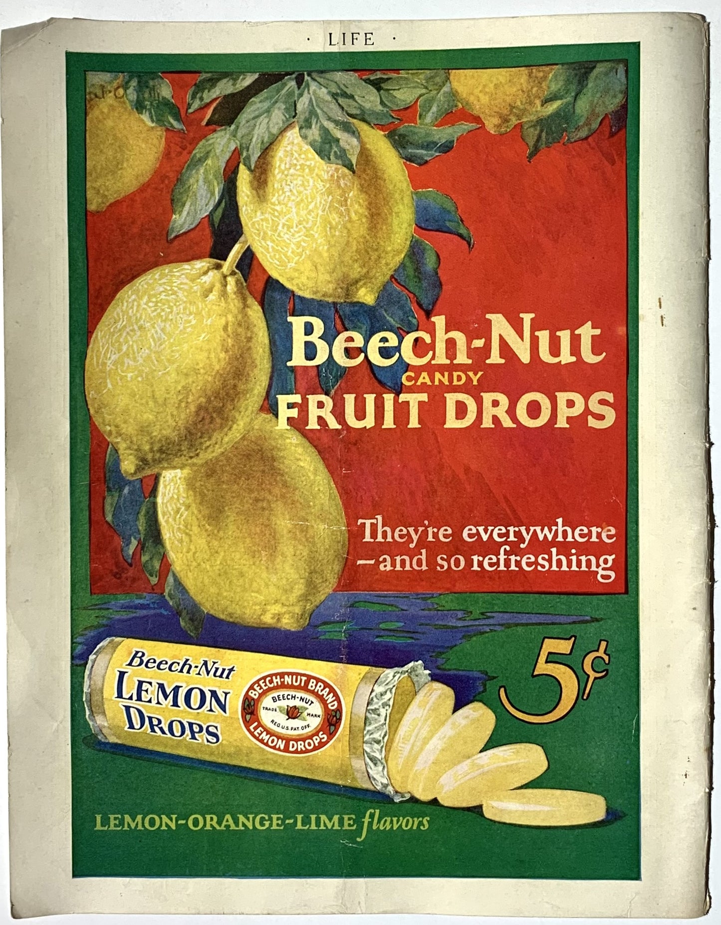 Beech-Nut Fruit Drops Ad