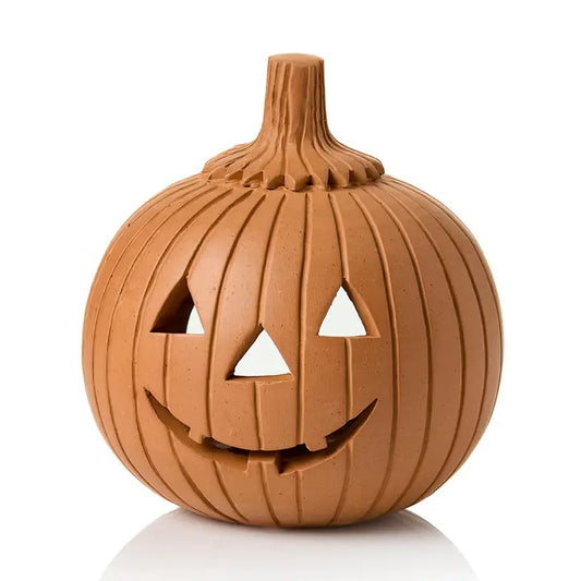 Terracotta Halloween Jack-O'-Lantern