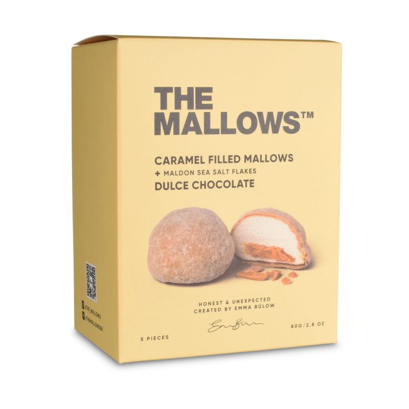 Caramel Filled Mallows + Maldon Sea Salt Flakes & Dulce Chocolate