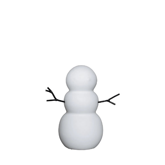 White Ceramic Snowman