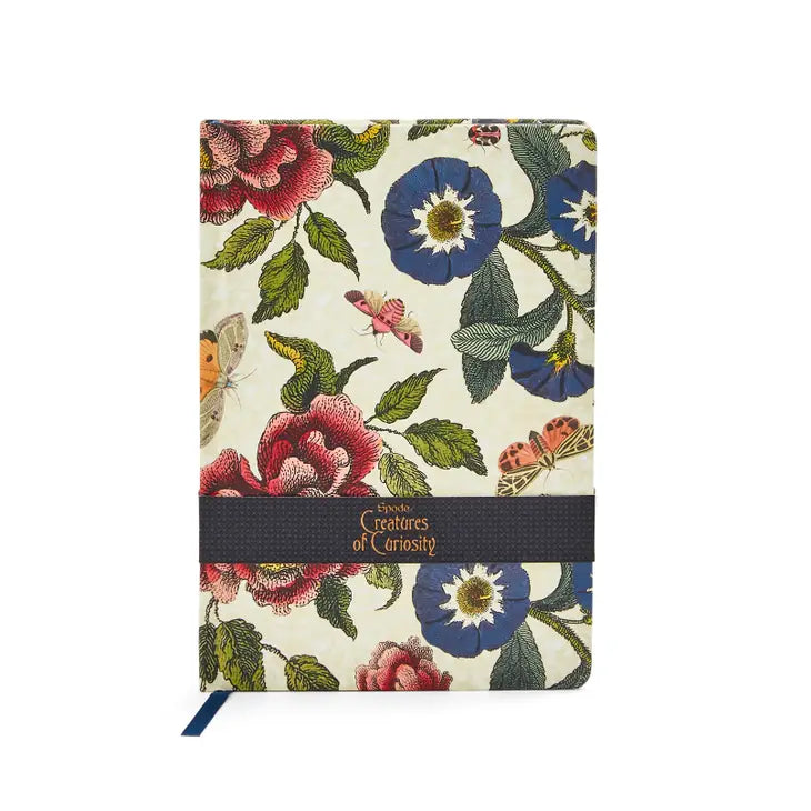 Creatures of Curiosity Floral Notebook 5.8'' x 8.3''