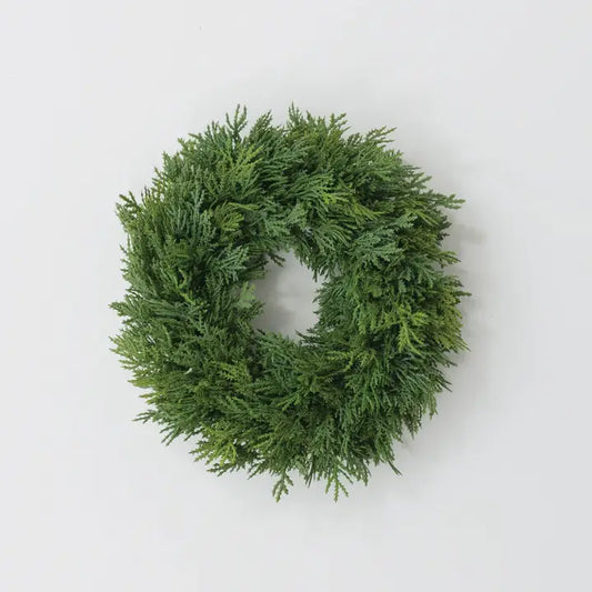 Lush Green Cedar Wreath