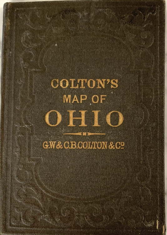 Colton's New Railroad Map of the States of Ohio, Michigan, Indiana, Illinois, Missouri, Wisconsin &amp; Iowa. Minnesota, Nebraska &amp; Kansas.