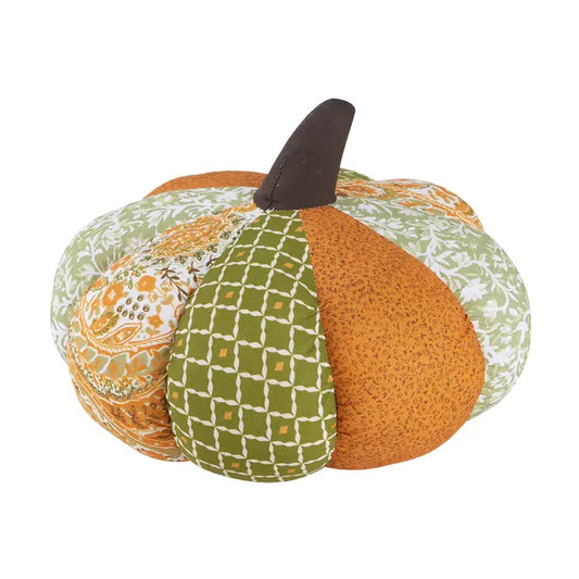 Shaped Patchwork Pumpkin Pillow