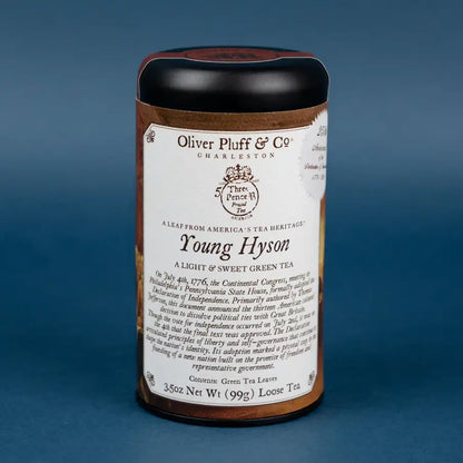 Young Hyson Fine Tea 3oz 250th Anniversary Tea Tin