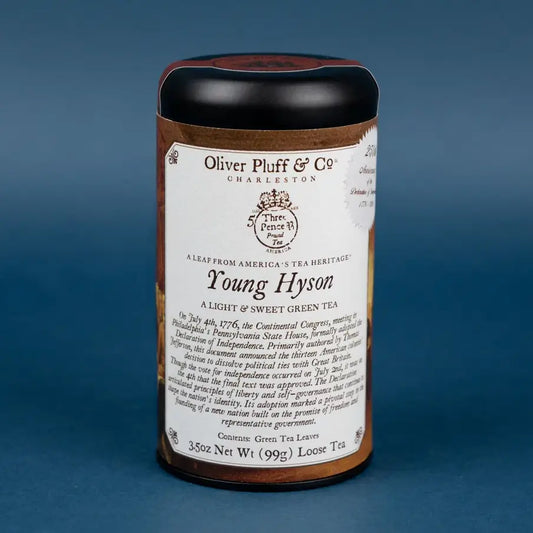 Young Hyson Fine Tea 3oz 250th Anniversary Tea Tin