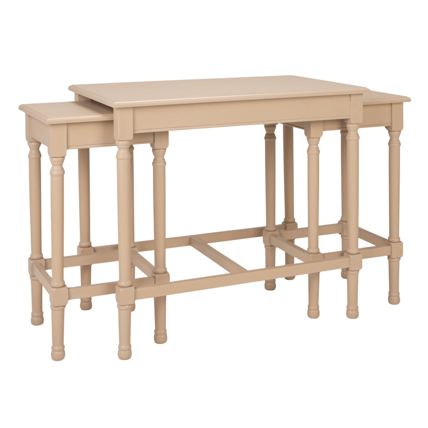 Nesting Tables, Taupe, Set of 3
