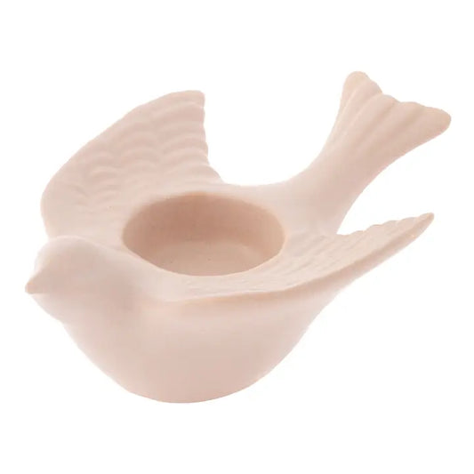 Bird Tealight Cameo Rose