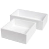 Guest Towel White Lacquer Holder