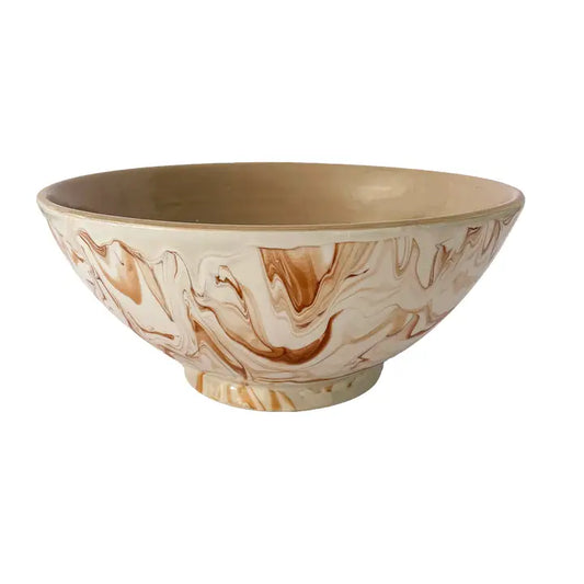 Marbled Terra Serving Bowl