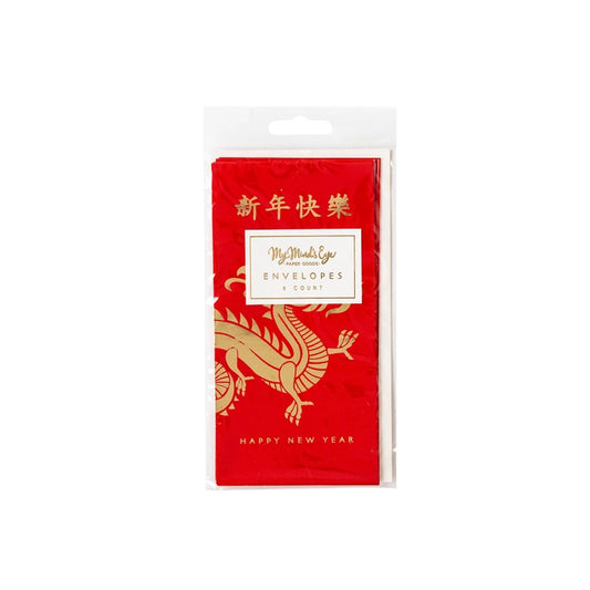 Lunar New Year Dragon Red Envelopes