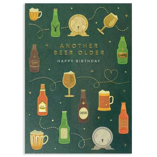 Brewing Birthday Greeting Card 4.625 X 6.5625"